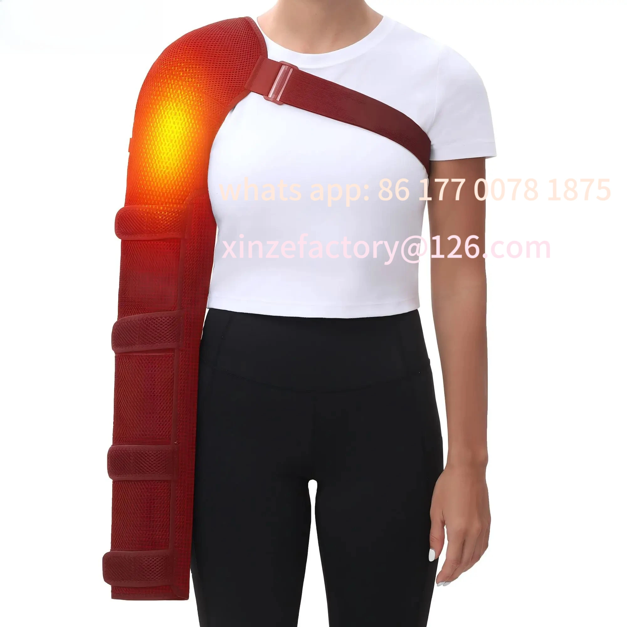 Customizable Air Layer Long Arm Protector Arm Vibration Massager Relieves Frozen Shoulder Elbow Pain Arm Thermal Care