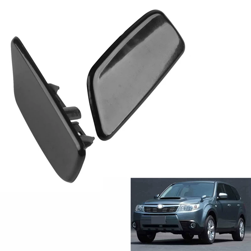 4 Pair Front Headlight Washer Spray Nozzle Cover For Subaru Forester 2009 2010 2011 2012 86636SC030 86636SC020