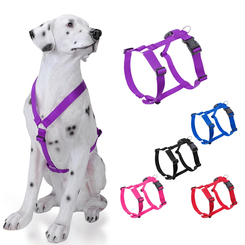 

Adjustable Soft Lightweight H-shaped Dog Harness Washable Outdoor Traveling Explosion-proof Harness for Dog Arnés Para Perro