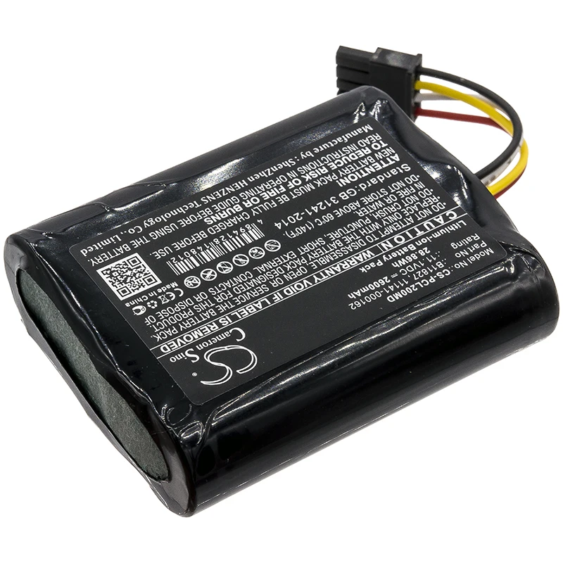 100% NEWCS 11.1V 2600mAh/3400mAh Battery 11141-000162 B11827 for Physio-Control LifePak 20 Defibrillato, LifePak 20e,20 Code