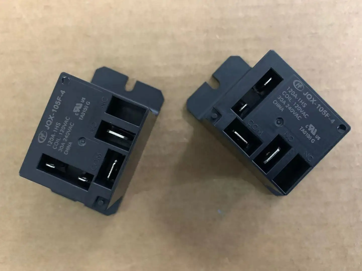 

For 2pcs HF105F-4-120A-1HS Relay JQX-105F-4/120A-1HS 4 feet 30A