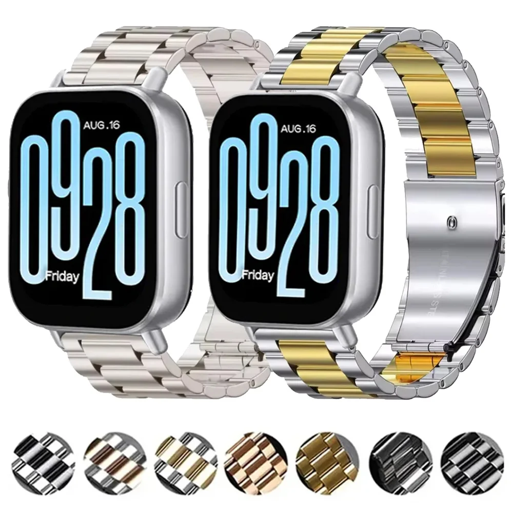 22mm Edelstahl-Metallarmband für Redmi Watch 5 Active 5 Lite Smartwatch Armband Huawei Watch GT Runner 2 Ultimate 2 Correa