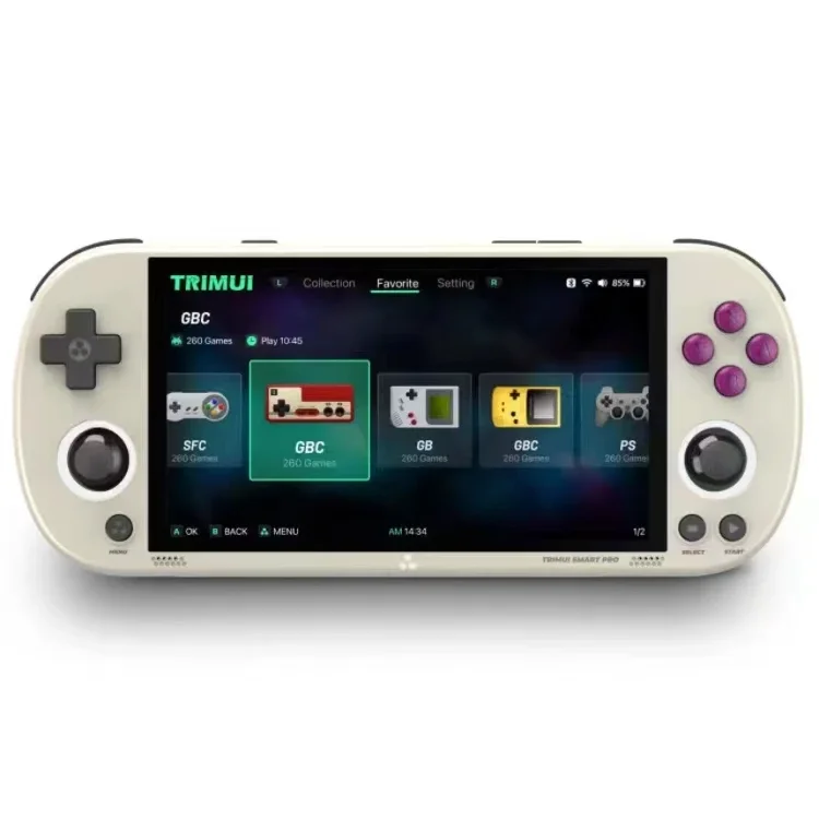 

Newest Trimui Smart Pro Cool Model Video Retro Game Machine Allwinner A133plus Quad Core High Quality Game Console Support WIFI