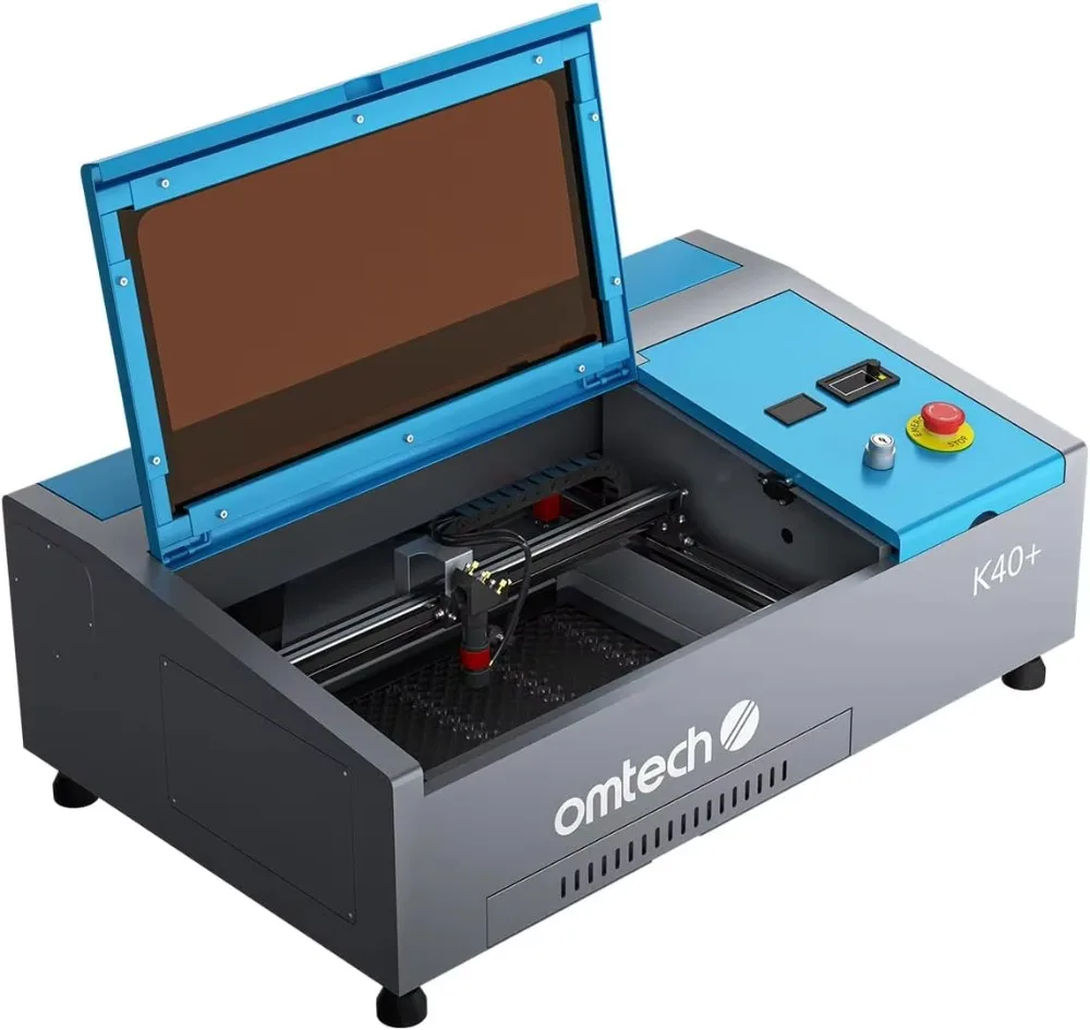 Omtech K40+ Co2 Laser Engraver, 8""X12"" 40W Desktop Laser Engraving Machine For Home Use, Lasergrbl Lightburn Compatible Laser