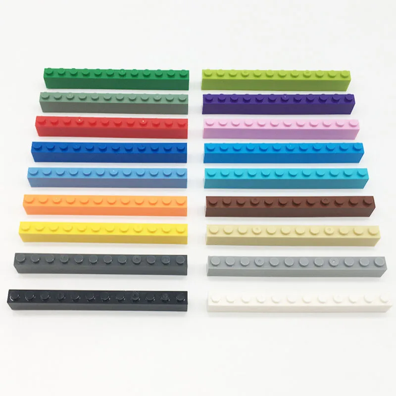 【11 Pieces】 Compatible Interlocking Building Blocks 6112 Small Part Educational MOC Components Loose Parts 1X12 Basic Blocks