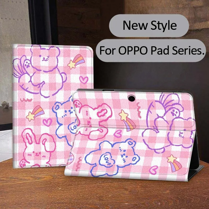 

Colorful Line Animal Pattern For OPPO Realme Pad 3 11 2 4 Pro Air Neo SE X 11.61 11.4 12.1 13.2 Inch Tablet Case