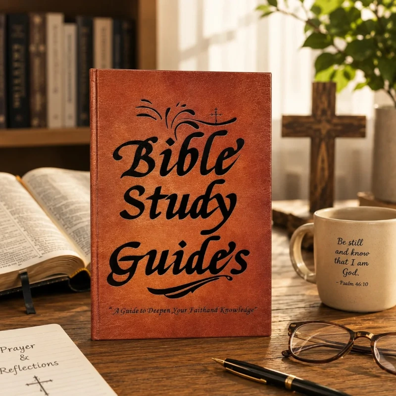 Christian Bible Study Journal with Book-by-Book Scripture Notes Prayer Reflection Pages Devotional Learning Workbook Gift