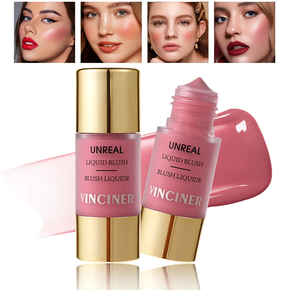 Liquid blush, Long Lasting Color, Glowy, Soft Color, Natural Look, Soft Velvet Texture Face Cheek Tint