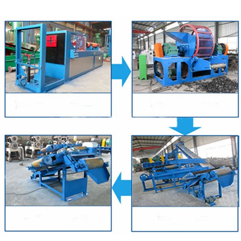 YUGONG Waste Tire Recycling Line  Tire Recycling Business For Sale Rubber Powder Production Line