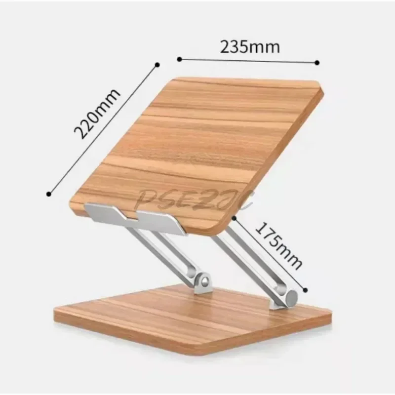 B-M Universal Portable Wooden Desktop Tablet Stand Painting Desktop Height Stand Suitable for Playing Games Dramas Reading Etc