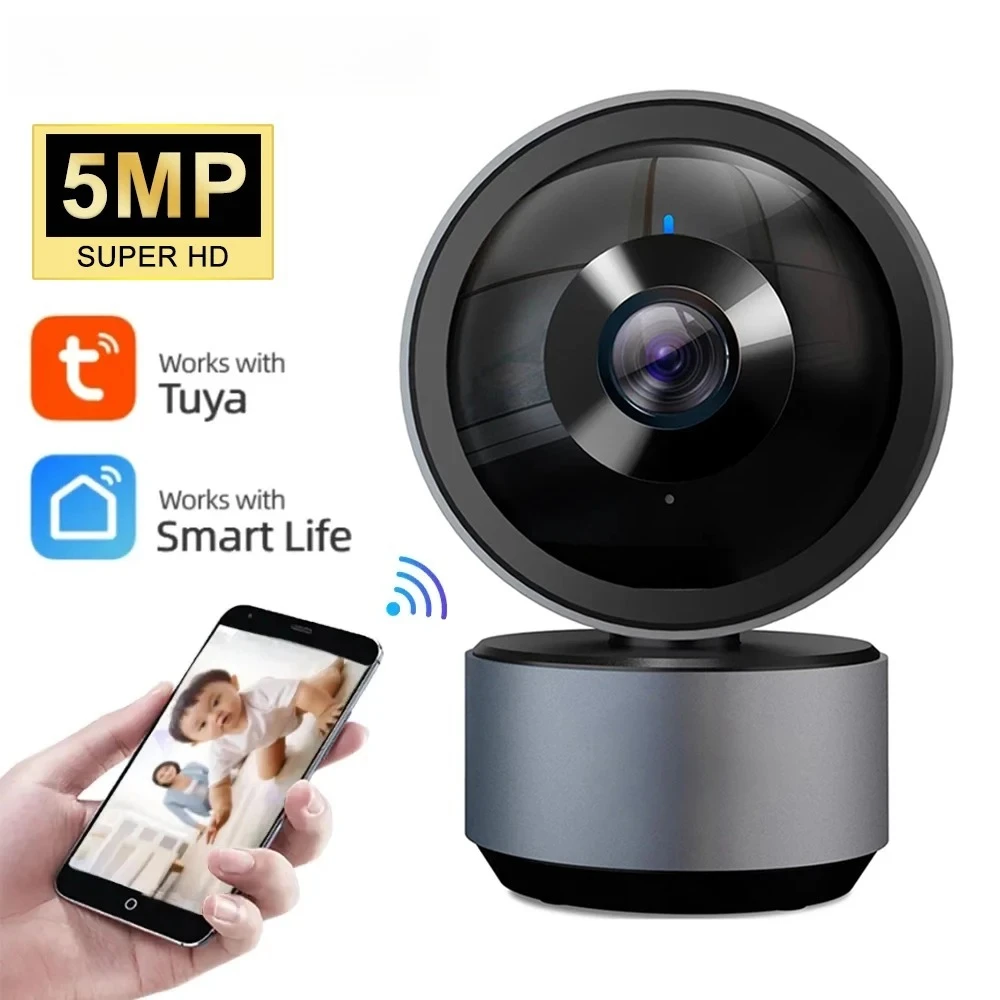 

IP Wifi Camera Video Surveillance Security Baby Monitor 5MP HD Night VIsion Two Way Audio Auto Tracking Smart Home Camera