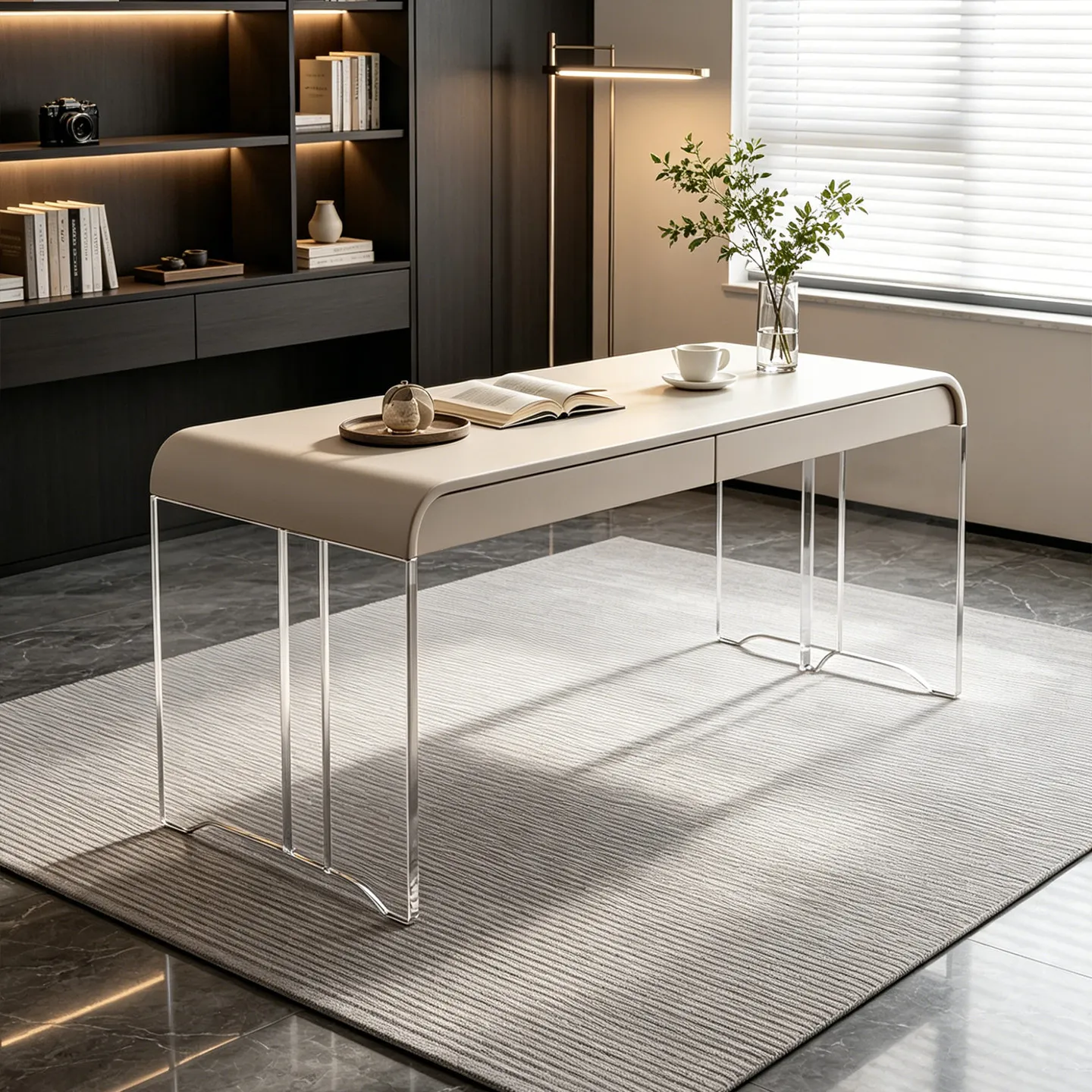 Conference Minimalist Office Desk Reception Designer Individual Nordic Luxury Office Desk Reception Tavolino Salon Furniture