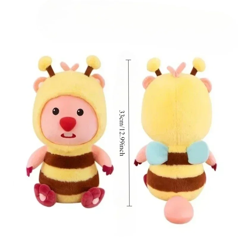 Kawaii Anime Plush Doll Cartoon Beaver Stuffed Doll Transformable Doll Girls Ornaments Cute Hug Pillow Birthday Xmas Gifts