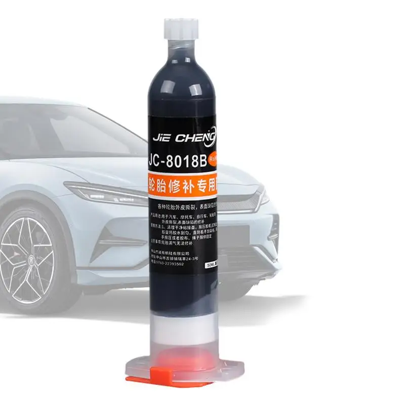 

Rubber Adhesive Tire Repair Black Glue Liquid 50g Rubber Cement Tire Repair Glue Multi-Functional Non-corrosive Adhesive For Car