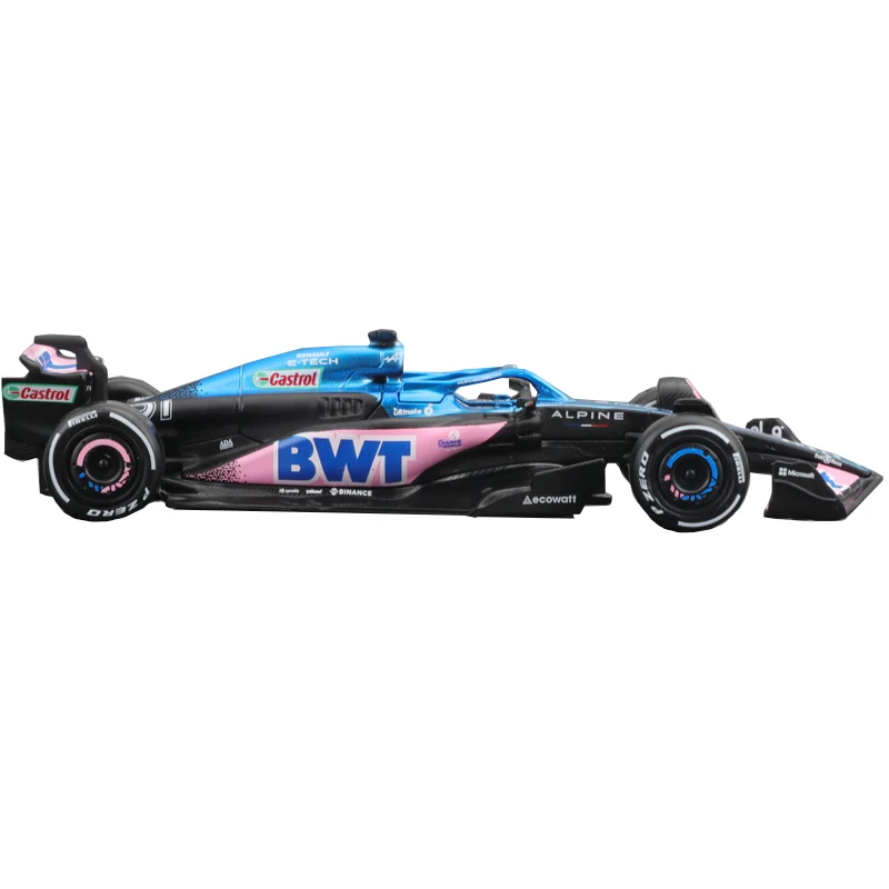 2023 Bburago 1:43 F1 Ferrari SF23 Red Bull RB19 Alpine A523 Alfa Romeo C43 Alloy Toy F1 Model Car Super Formula Die Cast Gift