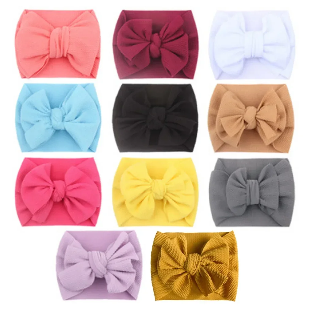 

Baby Girl Headband Infant Hair Accessories Bows Newborn Headwear Rabbit Ear Elastic Gift Toddler Bandage Ribbon Soft Bowknot