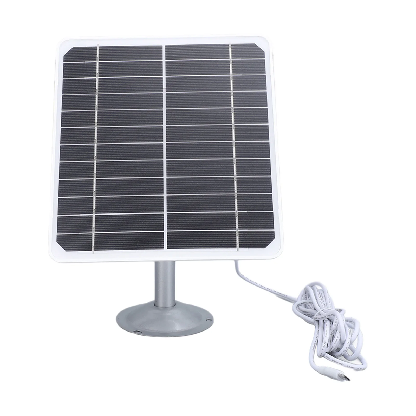 For Security Cameras 300cm Cable Solar Panel 5V 20W Solar Panel Home Security Corrosion-resistant Long-lasting Power