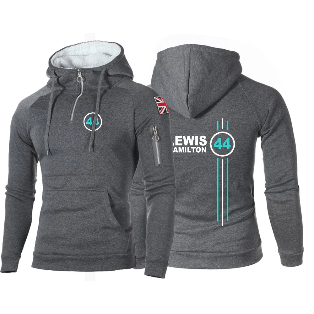 F1 Driver Digital Hoodies dos homens, Lewis Hamilton, Musculação Tops, Academia de Fitness moletom, Casacos, Corrida, Workout Sportswear, 44