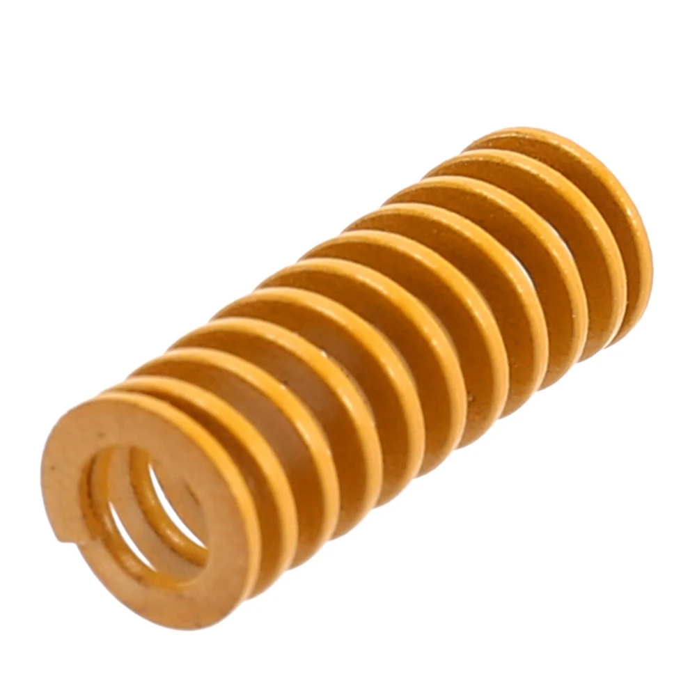 8Mm Od 20Mm Long Light Load Compression Mould Die Spring Yellow Compression Mould Die Spring For The Ender 3S Bed 40Pcs
