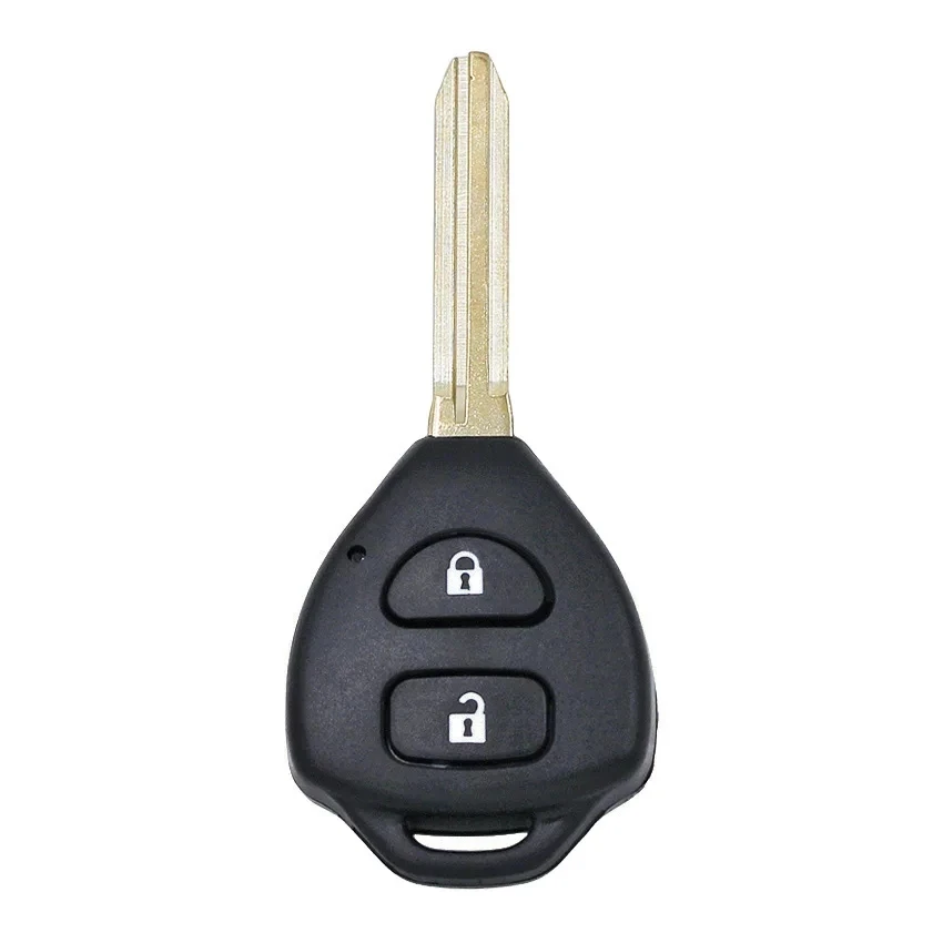 KEYECU 2 Buttons B42TA New For Toyota Hilux Fortuner 2005 2006 2007 2008 2009 2010 2011 Uncut Remote Key Fob 433MHz 4D67 Chip