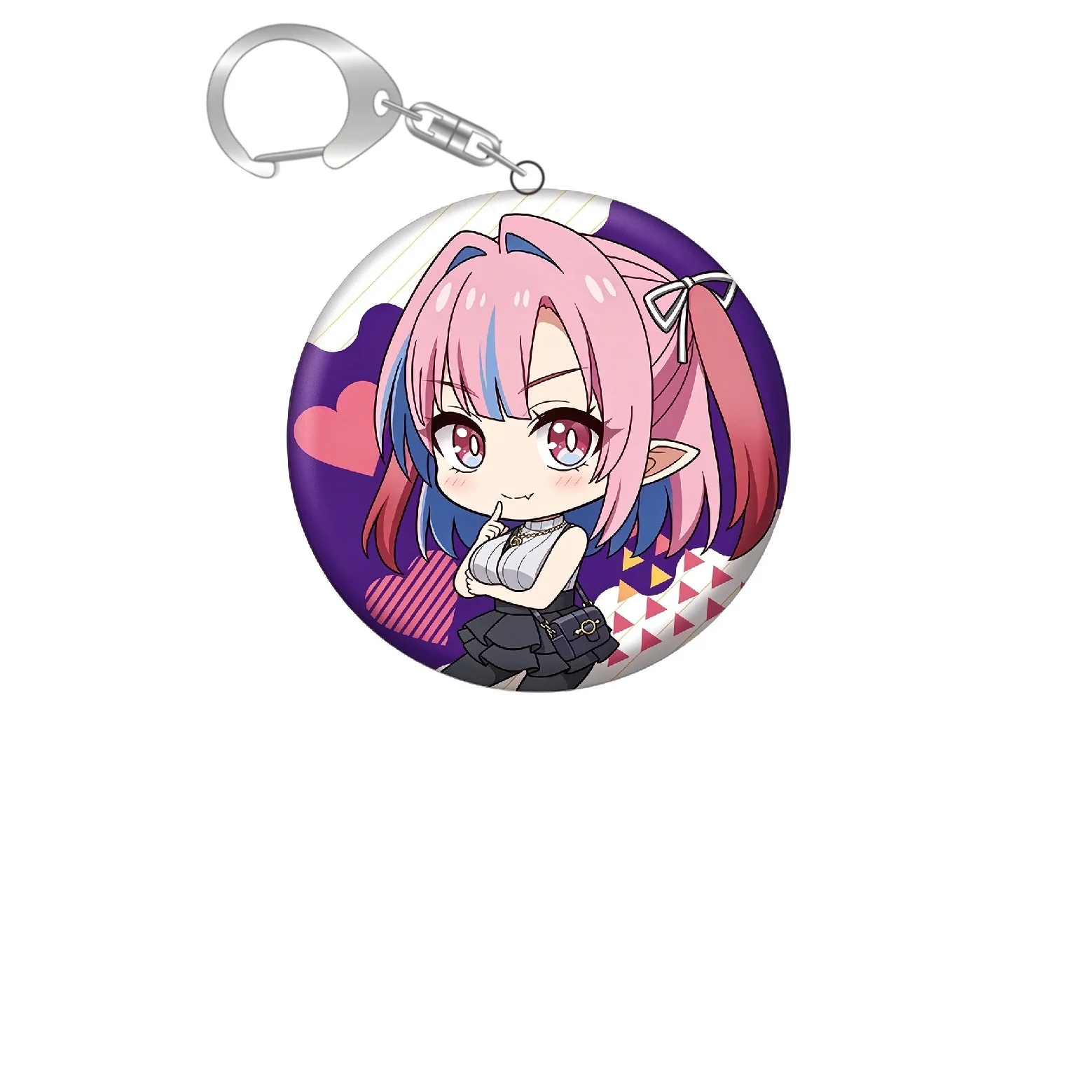 Cartoon Anime Mistress Kanan Is Devilishly Easy Keychain Acrylic Figure Keyring Pendant Cosplay Jewelry Gift Charm Fans Gifts