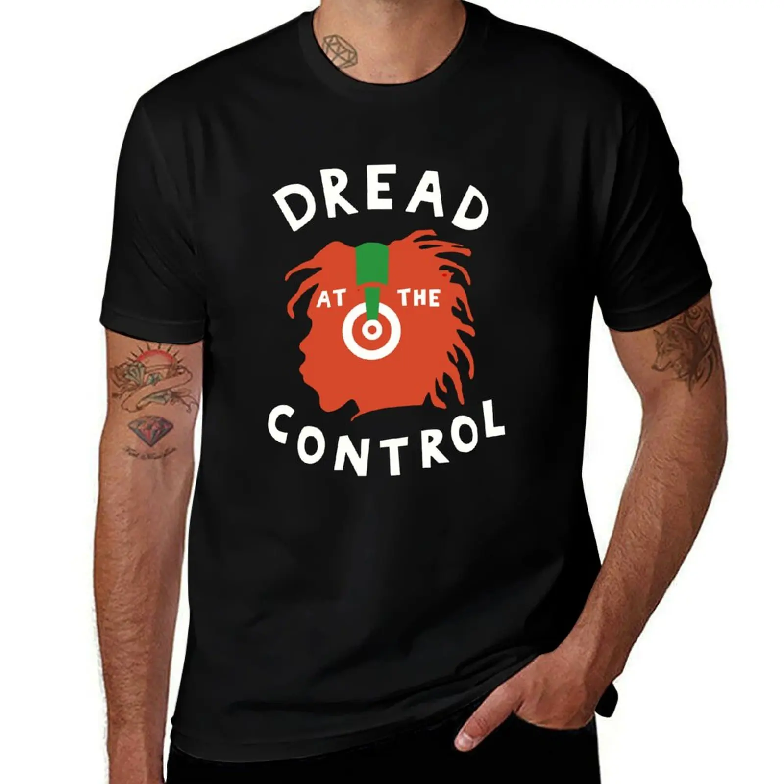 Dread At The Controls Rasta (White) T-Shirt anime t shirts oversize T-Shirt