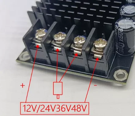Suitable for speed regulating H-bridge HC240A-PWM 8V-30V reversible bidirectional DC motor drive module