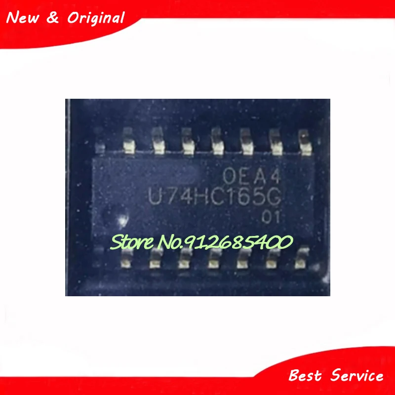Lote de 10 unidades, U74HC165G-S16-R, U74HC165G, SOP16, nuevo y Original, en Stock