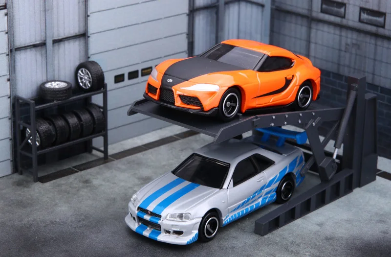 TOMY Fast & Furious Toyota Supra Supra GR Alloy Car Diecasts & Toy Vehicles  Model Miniature Scale Model Car For Childrens Gifts