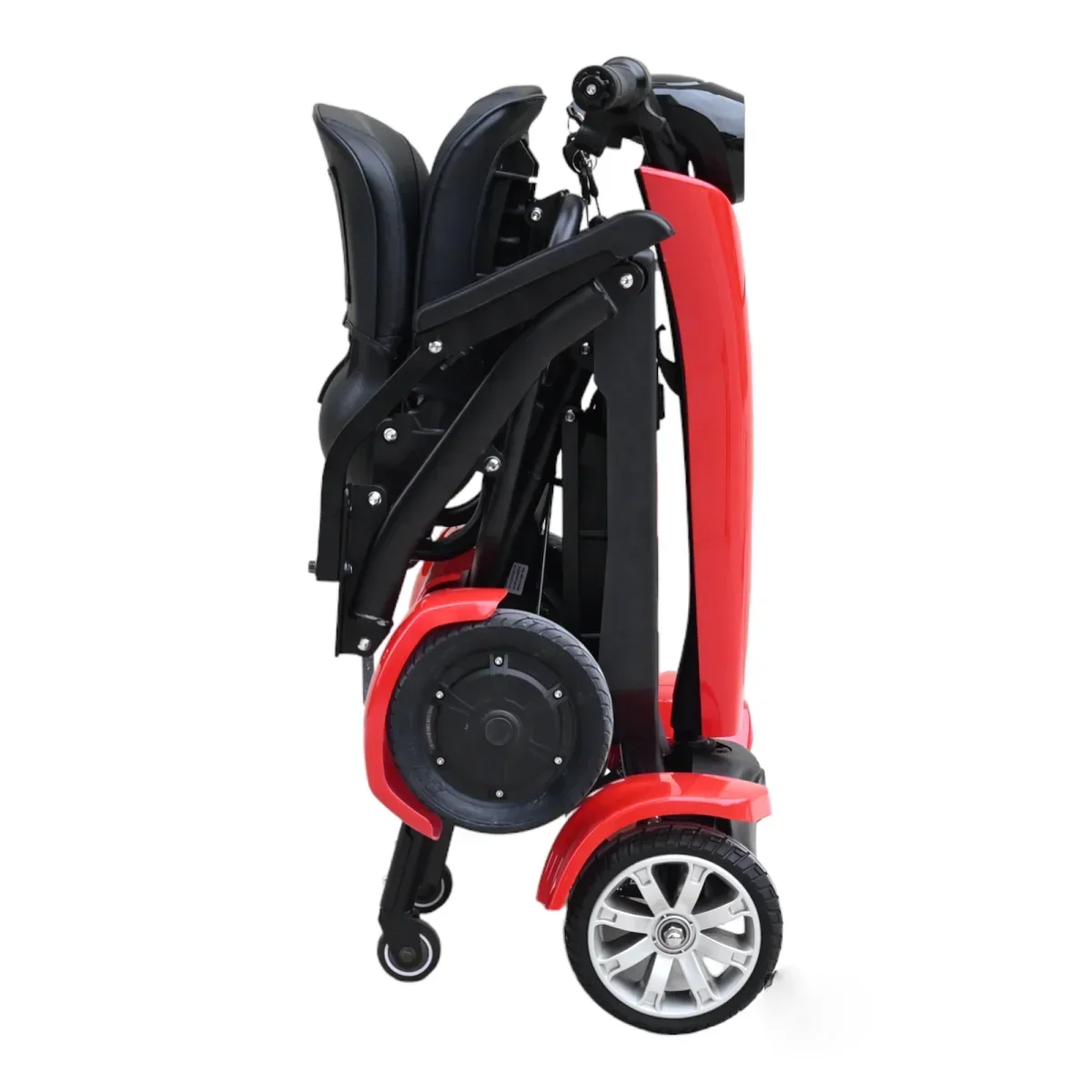 Hot sell 15 mph 36v seniors disabled 4 wheels automatic folding mobility electric scooter city bike for sale