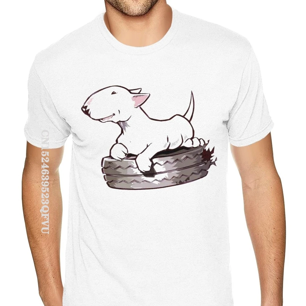 Funny Bull Terrier na pokładzie T Shirt bawełna dla chłopaka mały rozmiar Kawaii T Shirt estetyczne Camisas