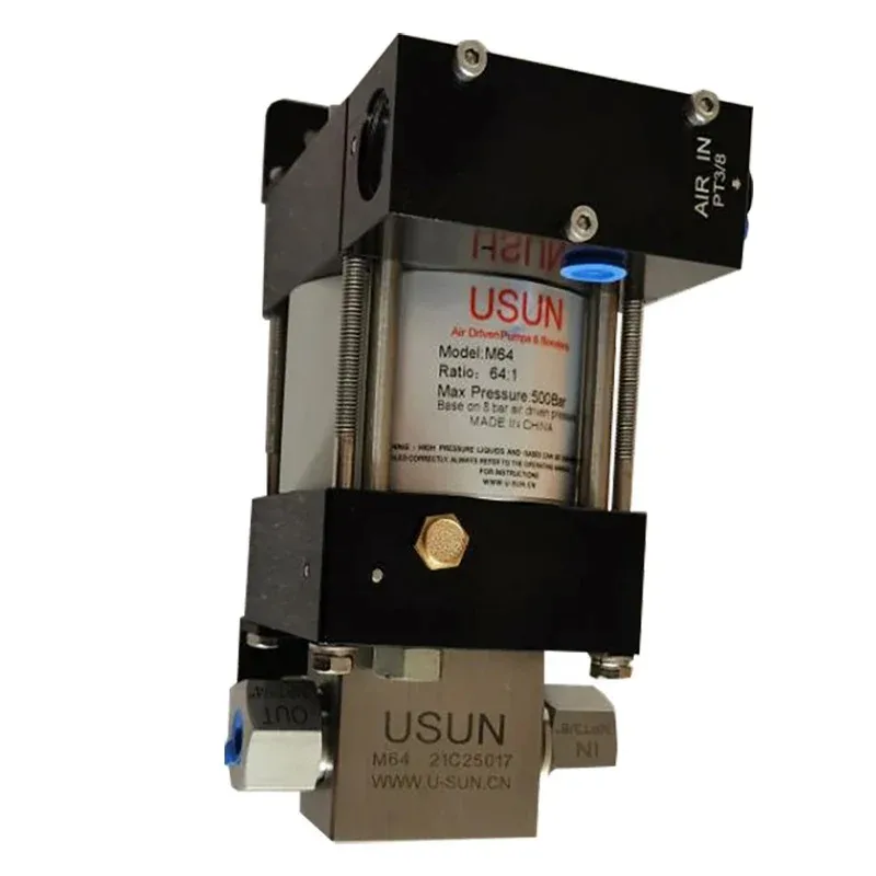 Mini Portable Air Driven Oil Pressure Test Pump M25 (100-200 Bar) for Automotive & Mechanical Engineering