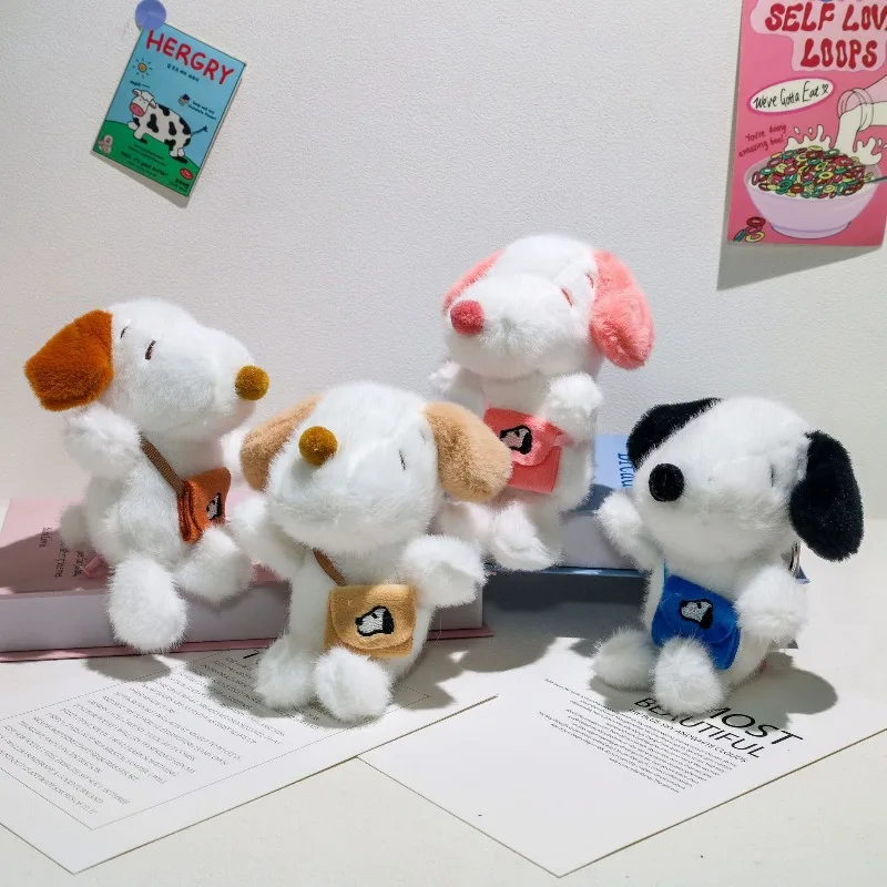 

Miniso Kawaii Cute Backpack Snoopy Doll Pendant Cartoon Plush Toy Bag Pendant Keychain Doll Girl Birthday Gift Christmas Gift