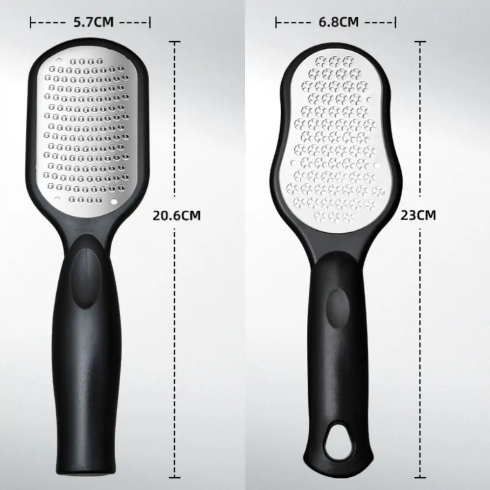 Lima per piedi in acciaio inossidabile Rimozione calli Strumenti per pedicure facili da usare Appeso Rimozione della pelle morta a prova di spruzzi per pelli dure