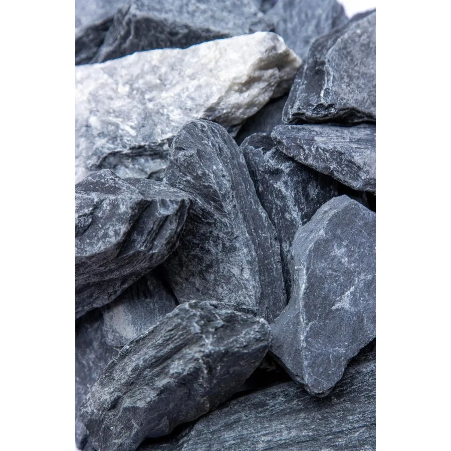 Slate Chips Landscaping Rock Slate Chips for Garden Beds, Borders, Pathways and Modern Design Natural Stone
