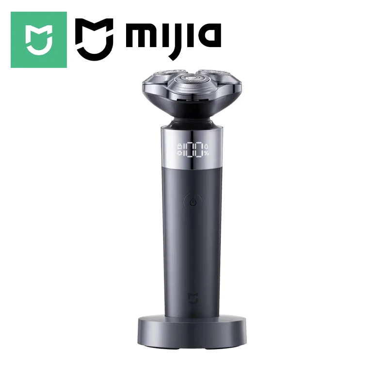 

Электробритва MIJIA S302 для мужчин, триммер для бороды, портативная гибкая бритва, водонепроницаемость IPX7, для сухого и влажного бритья