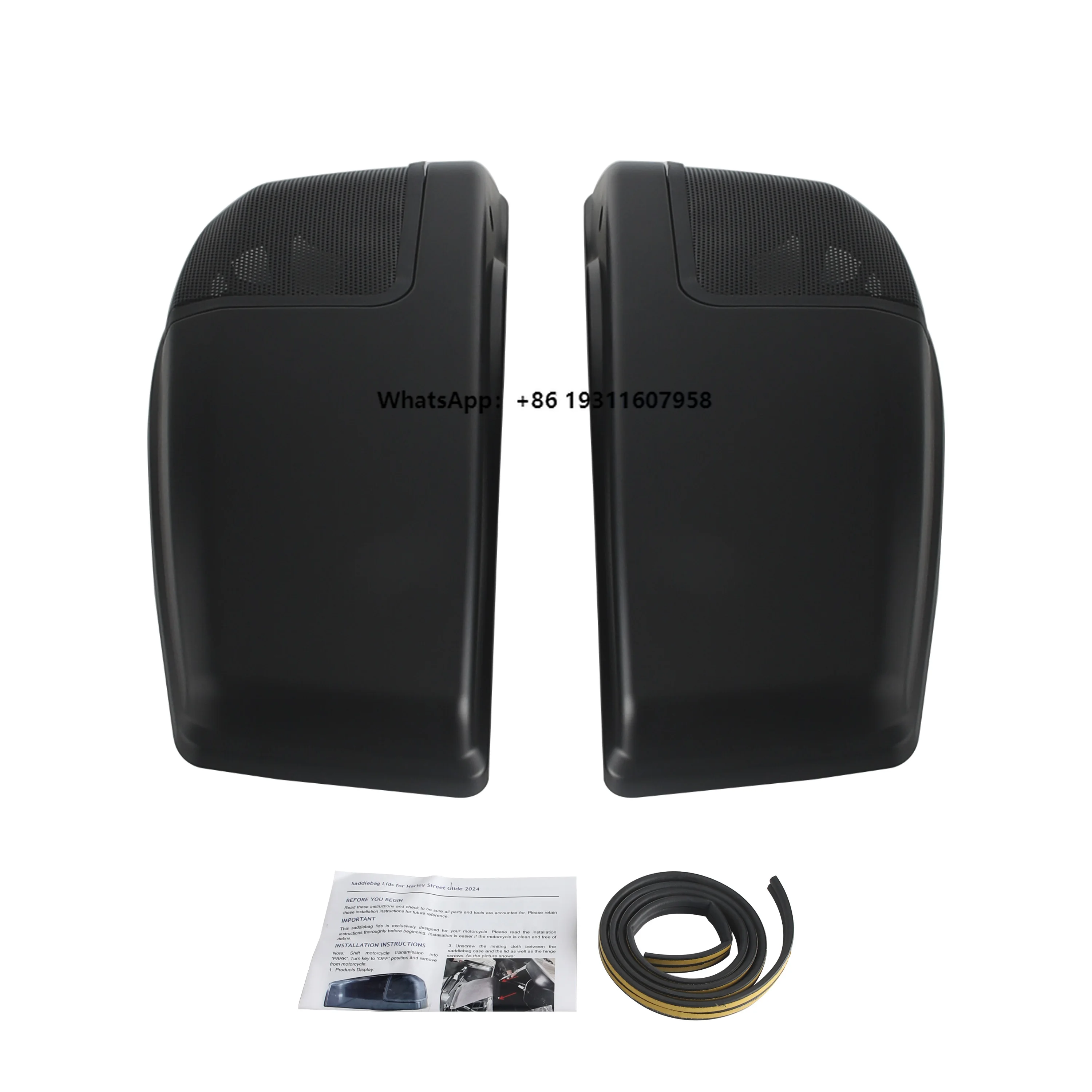 

Universal Motorcycle Accessories Saddlebag Lids Surface Unbaked Paint ABS Plastic Fit for HARLEY CVO Road Glide FLTRXSE 2023-25