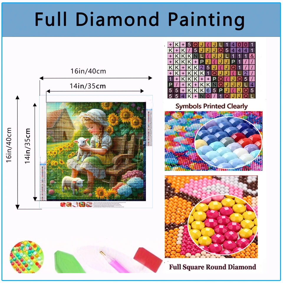 صورة 5D الماس اللوحة فتاة صبي  - مراجعة Art Craft Hobbies وسعره