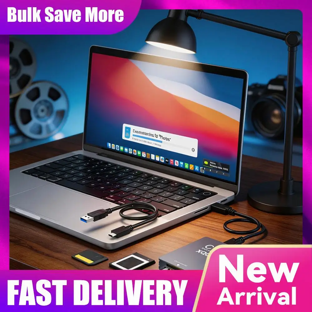 

Адаптер для карт CF Express 10 Гбит/с с поддержкой портов Thunderbolt 3/4, 3-в-1, для чтения карт CFexpress Type B, совместимый с Windows XP/Vista