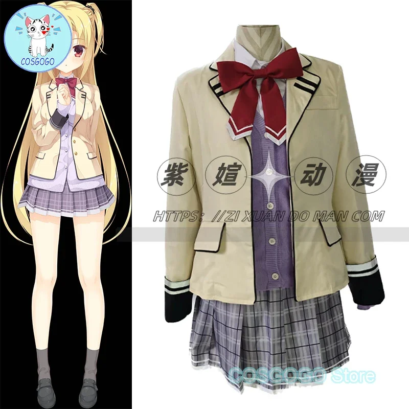 

COSGOGO [Индивидуальный] Riddle Joker Arihara Nanami Косплей Костюмы Женские Cos Game Аниме Униформа Одежда на Хэллоуин
