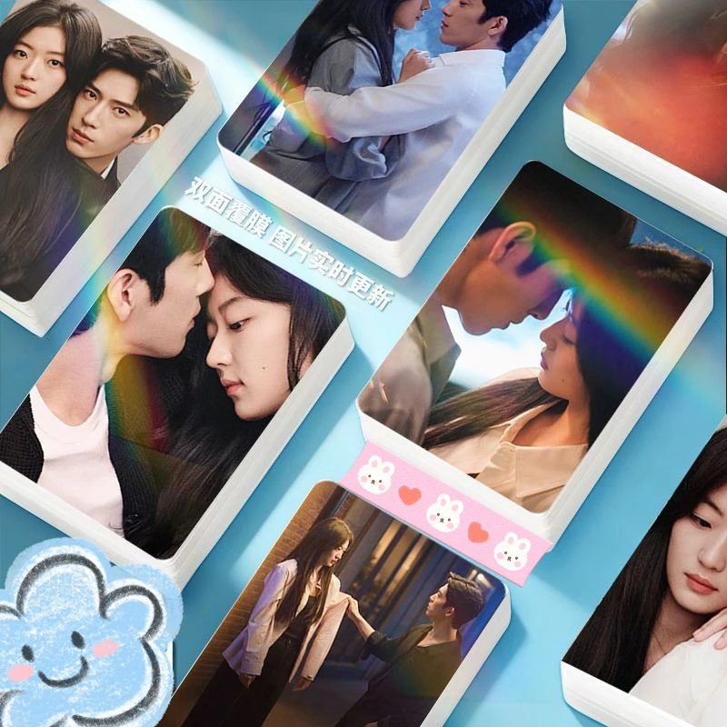 30/50PC Jing Boran Sun Qian Photo TV The Early Spring Luke Luan Nian Shang Zhitao Drama Stills Double-side Printing 3 Inch Card