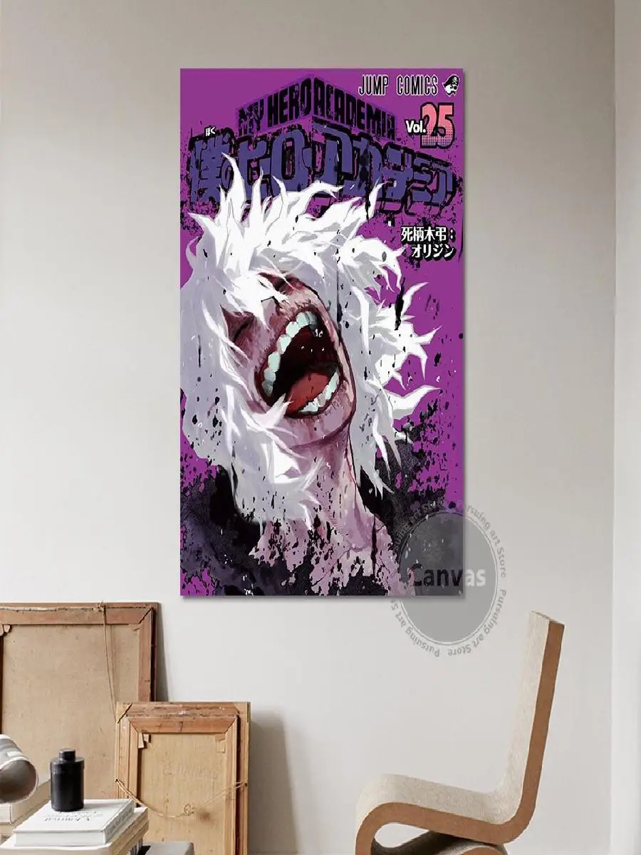 Anime Shigaraki Tomura My Hero Academia Canvas Art Print  Decorative Wall Poster for Home Decor HighQuality Printmaking for Anim