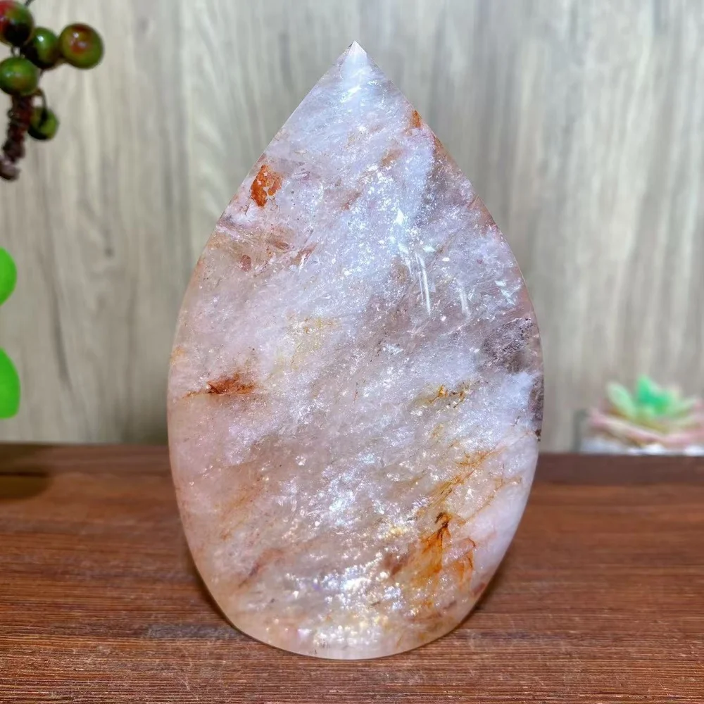 Super Unique Dendrite Firequartz Free Form Stone Healing Crystal Reiki Energy Home Decoration Ornaments Gifts