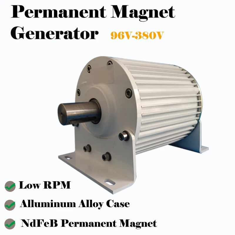 10KW 15KW 20KW 110V 220V Gearless Permanent Magnet Generator Turbine Low Speed For Water Conservancy And Wind Power Household