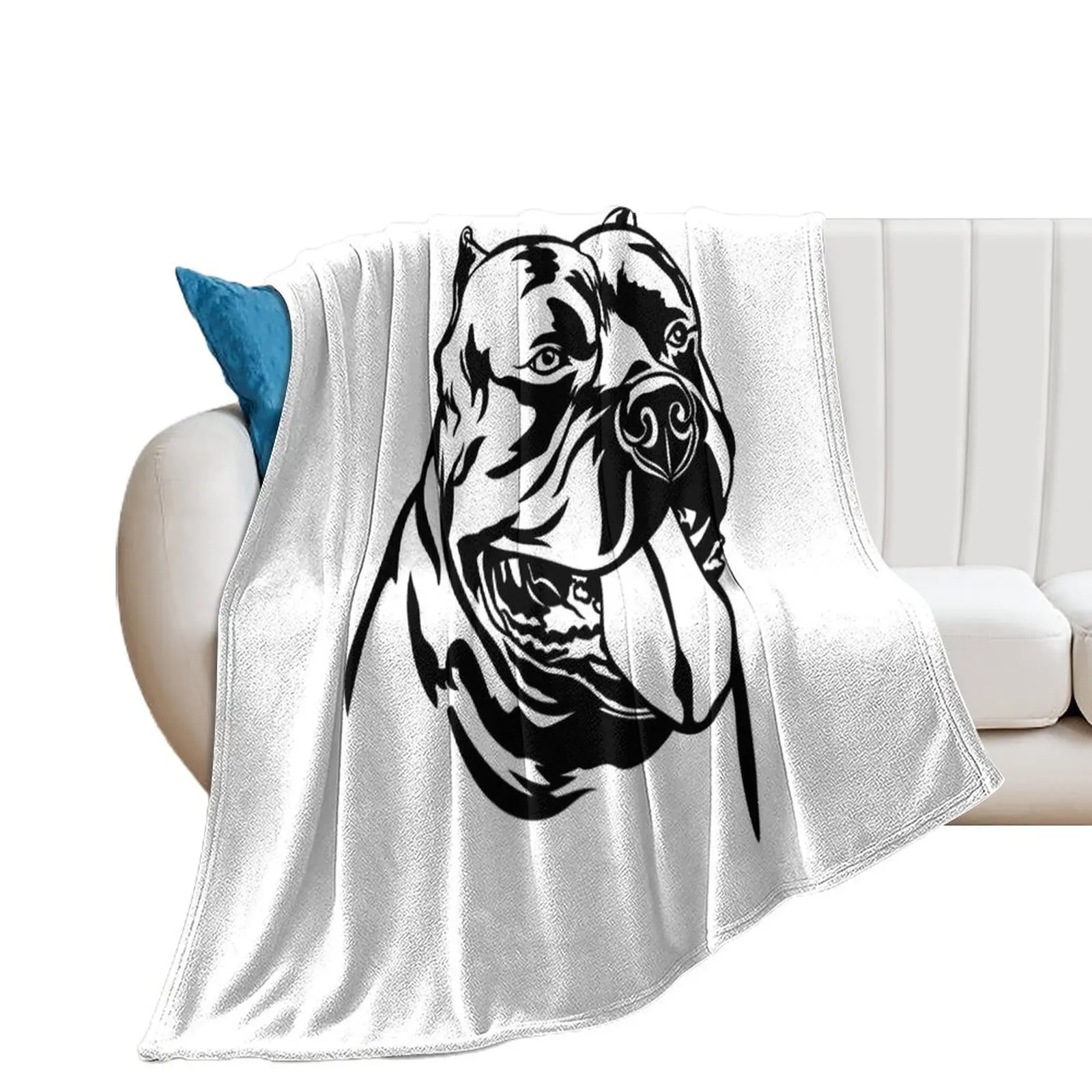 

American Bully - Gifts for American Bully Owners Throw Blanket Thermal manga Retros For Sofa Thin Blankets