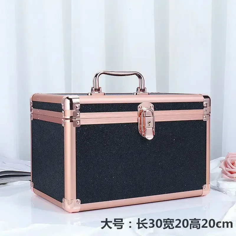 2024 New Brand Makeup Box Artist Professional Beauty Cosmetic Cases Make Up Bag Tattoo Nail Multilayer Toolbox Storage Organizer