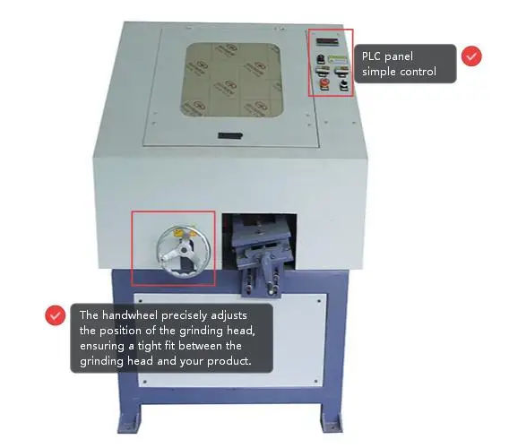 Automatic Tube Polishing Machine Single Set Grinding Head Brass Stainless Steel Tube Polishing Grinding 4.75KW