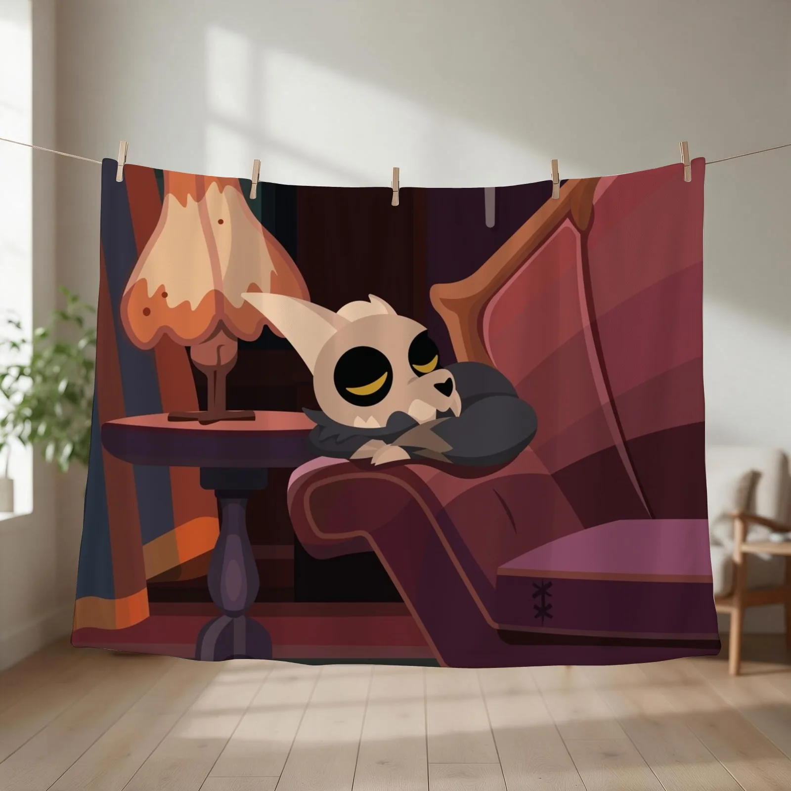 Sleeping King Throw Blanket Sofa Bed Picnic funny gift Blankets