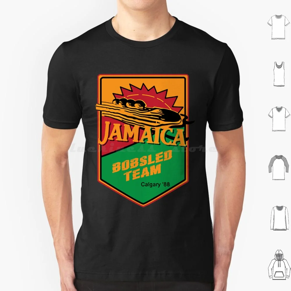 Jamaican Bobsled Team Cool Runnings T Shirt Big Size 100% Cotton Jamaican Bobsled Team Cool Runnings