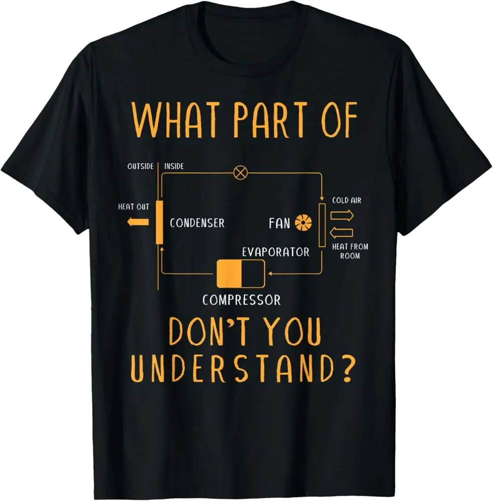 NEW LIMITED What Part Dont You Understand- Funny HVAC Installer T-Shirt S-3XL